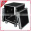 storage case road case with wheel/ butterfly latch/ recessed spring handle