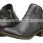 full genuine leather short ankle boots shoes for women