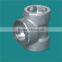 NPS Schedule 40 Stainless Steel Pipe Socket And Threaded Fittings Tees/Crosses