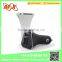 universal 5v 3 custom usb car mobile charger with blue led lighting
