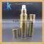 costom gold airless pump bottle 15ml airless bottle