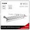 2015 New Designed Bathroom Accessories Wall-mounted Steel Brushed Single Tier Glass Shelf