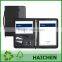 Black A4 Executive Conference Folder PU Portfolio Leather Zipped Organiser