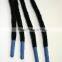 assorted color barrel wrapped silicon tip shoelace aglets custom shoelace charms