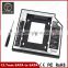 Aluminum and Plastic 12.7MM 2nd SATA to SATA HDD SSD Hard Drive Bay Caddy for Laptops HP DELL for SONY