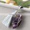 Trending products manufacturer fancy crystal stone necklace with tassel