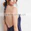 2016 Fashion Floor Length Stripes Halter Maxi Dresses