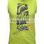 OEM 100% cotton printing vest hot sale style mde in China