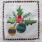 Hand embroidered lavender sachet/bag/pillow-Christmas (design #34)