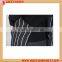 Fancy promotional kitchen apron with black and white stripes