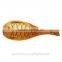 Solid Wood Fish Shape Rice Scoop Meal Serving Scoop Rice Ladle
