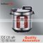 2015 Zhongshan new red large energy saving digital 5L 6L multi function cooker electric pressure cooker with safety valves