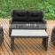 royal synthetic pe rattan garden sofa