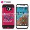 Free samples phone case durable printing hair line PC hybrid combo case for HTC M10                        
                                                                                Supplier's Choice