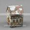 beautiful house shape gift tin box
