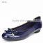 OLZP003 wholesale shoes lady fashion round toe Patent Leather upper women's flat shoes rubber outsole lady shoes 2016 flat