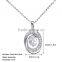 Susenstone Women Multilayer Irregular Pendant Chain Statement Necklace