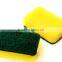 2016 kitchen cleaning dish sponge nylon scouring pad packed