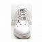 2015 Wholesale China Manufactures ladies golden rivet white shoes