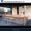 Interactive piano top cover designed acrylic bar counter for club