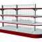 High quality double sides supermarket display shelf