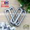 China Button Manufactory Metal Hook and Loop Belt Buckle