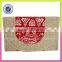 National envelope style women hand bag and polyester with jute clutch bags manufacturer for in china