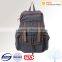 Backpack Large size Pu mix canvas school bag