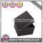 Black paper box packaging with rivet