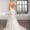 (MY7790) MARRY YOU Elgant Backless Mermiad Full Lace Cap Sleeve Wedding Dress
