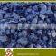 cobalt blue glass chipping and rocks