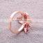 2016 Hot Sale Women Girls Fairy Jewelry Rose Gold Butterfly Rhinestone wedding rings//