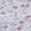 Decorative Square glass white stone mosaic for wall tile