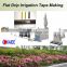 Drip Irrigation Tape Extruder Machine with Flat Emitter 180m/mim