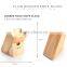 8 pcs forged pom handle kitchen knife set with wooden block