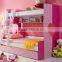 E0 kids bunk bed D802 pink