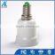 plastic lamp base e27 e14 to e27 light bulb socket extension adapter