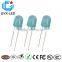 hot sale blue diffused lens blue color 466 nm 5.2 mm oval type throuhg hole 2 pin led