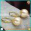 custom S925 silver fancy mother of pearl beads earrings for party girls