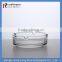 LongRun wholesale 4'' plain design round glass ashtray in clear