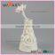 Popular Flower White Ceramic Essential Oil Bottle