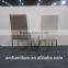 Customized pvc seat power coating white metal legs dining chairs office chairs