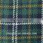 new design multicolored red white blue black yellow check tartan woven wool fabric