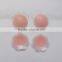 cleaning clear round shape silicone nipple cover for wholesale