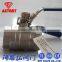 2PC Stainless Steel Economic Type Thread Ball Valve With Handles