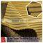 100% polyester heather 3 layer corded interlock fabric with cord stripe wicking