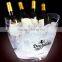 Promotional Clear Cheap Plastic Champagne Led Ice Bucket