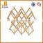 folding wooden wine rack Accommodate 8 Bottle