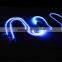 Metal Head Cheap Colorful Earphones Headset LED Flash Night Light Noctilucent Earphone With Clip Mic For Smart phone
