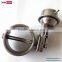 Stainless Exhaust Control Valve Set With Vacuum Actuator 71mm Pipe Open Stainless Steel